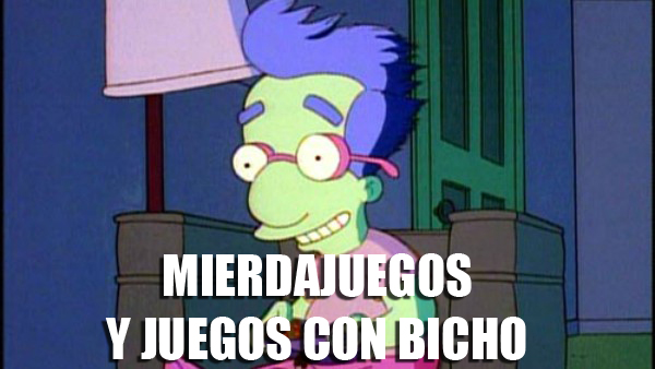 Juegos con bicho y&nbsp;mierdajuegos